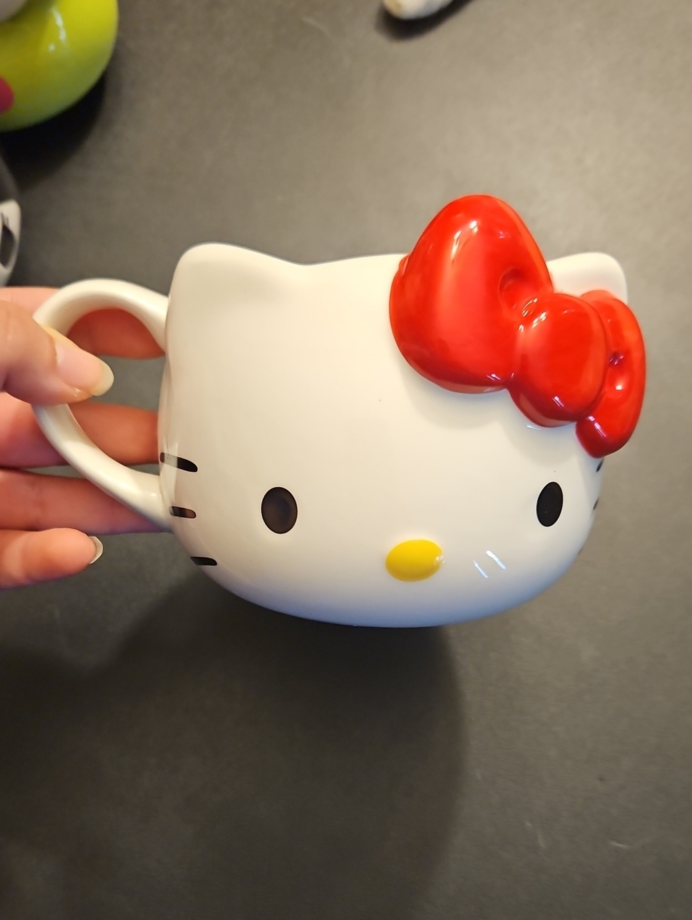 Sanrio Hello Kitty White Mug with Red Bow Accent